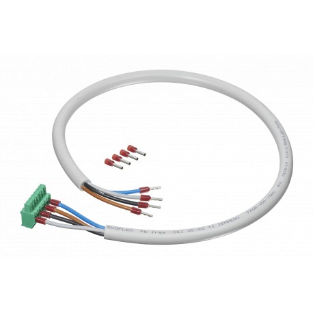 EM270WSV1T150 CARLO GAVAZZI Cavo di alimentazione, Morsetti EM270 su un lato. Lunghezza cavo 150 cm
