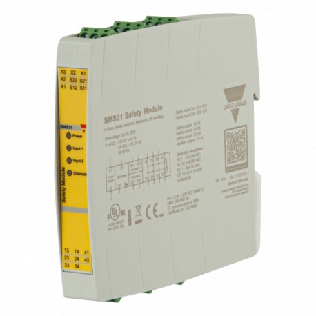 SMS31 CARLO GAVAZZI Sicherheitsmodul – Notstopp / Aufzugsnivellierung / Türen