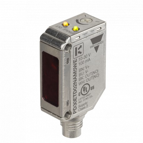 PD30ETD02NAM5WE CARLO GAVAZZI Systeme: Directe objet, Boîtier: rectangulaire, Plage de detection : 200 ... 4..