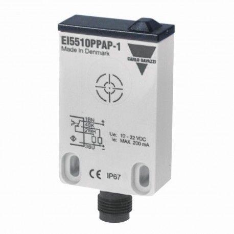 EI5510NPAP-1 CARLO GAVAZZI Selected parameters OUTPUT FUNCTION NO + NC MOUNTING Flush HOUSING Rectangular SE..