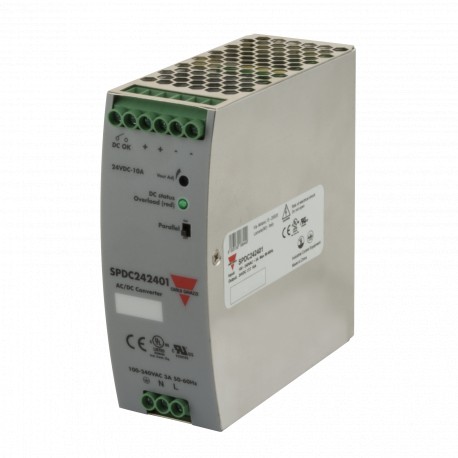 SPDC242401 CARLO GAVAZZI Model: AC to DC switching power supply, Ac input voltage: 85VAC-264VAC 120VDC-370VD..