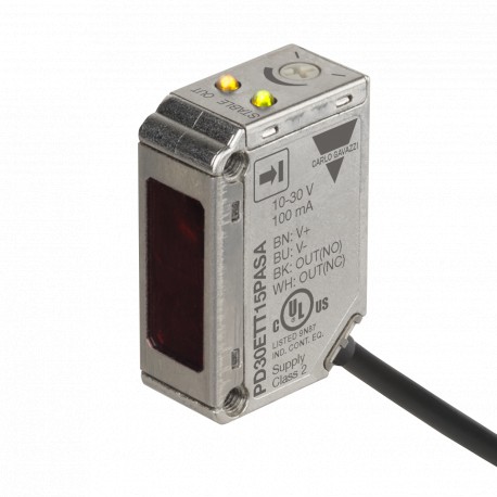 PD30ETT15PASA CARLO GAVAZZI Systeme: Barrage, Boîtier: rectangulaire, Plage de detection : 6 ... 20 m, Conne..