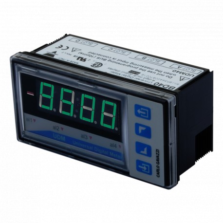 BD40 CARLO GAVAZZI Indicador digital modular con display de 4 dígitos, Módulo UDM40