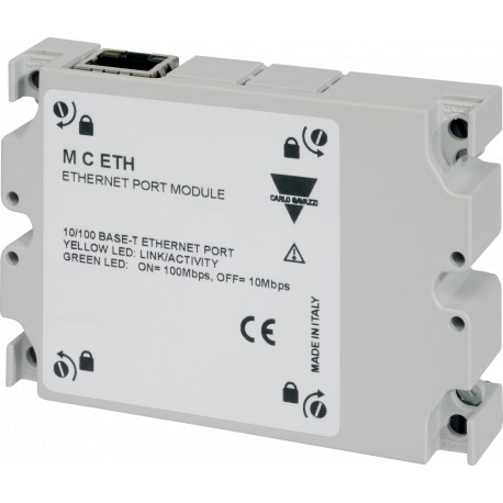 MCETH CARLO GAVAZZI Módulo de comunicação Ethernet TCP/IP, para WM20, WM30 e WM40