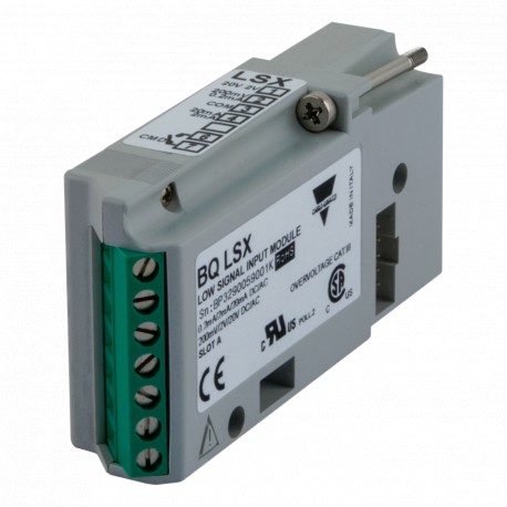 BQLSX CARLO GAVAZZI Модуль низкого сигнала, в 0,2-2-20 мА, 0,2-2-20 постоянного тока/переменного ТОКА для ин..