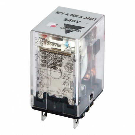 RPYA002A110LT CARLO GAVAZZI Relés industriales, Serie RPY 2 Contactos