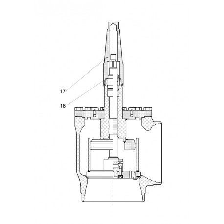 148B4171 DANFOSS REFRIGERATION TAMPA DE REPOSIÇÃO + JUNTA SVA 250-300