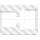 148B3861 DANFOSS REFRIGERATION Kit adaptateur pour SNV-ST G 3/8-G 1/2