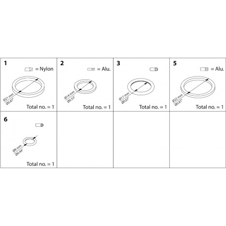 148B6050 DANFOSS REFRIGERATION Kit d’inspection pour SVL DN 6-10