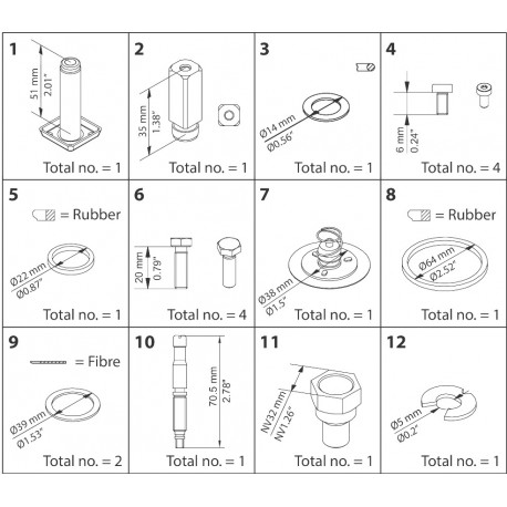 032F2323 DANFOSS REFRIGERATION Overhaul kit EVRAT 20
