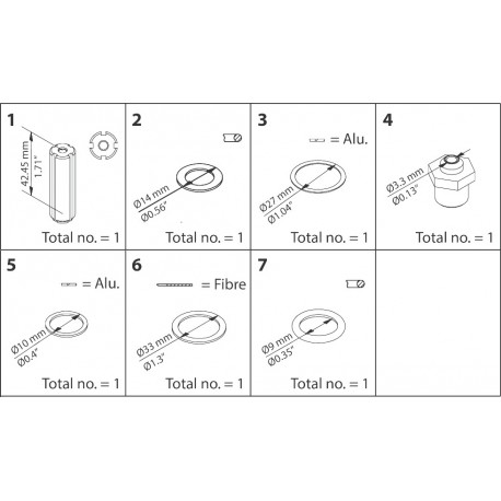 032F2324 DANFOSS REFRIGERATION Repair kit, EVM NC.