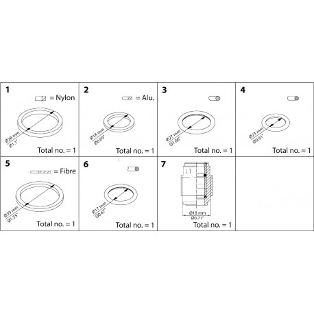 148B6061 DANFOSS REFRIGERATION Kit de reparo para SVL DN 15-20