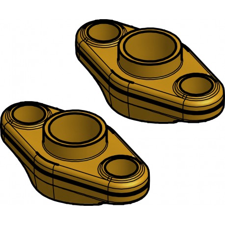 006-1150 DANFOSS REFRIGERATION Flange set 1/2 in Soldering (FA 15)