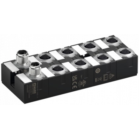 59828 MURRELEKTRONIK MVP12-P6 DIO8 DIO8 8xM12A IOLA12 PL4 E0IO-Link Class A Hub + Ext.