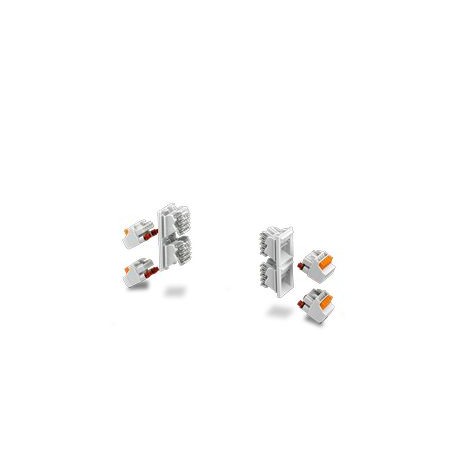 ICS-KIT-4ICC25H+4PPC5-7035 1342895 PHOENIX CONTACT Connecteur de carte de circuit imprimé, couleur : gris cl..