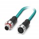 NBC-P12MSD/ 1,0-93E/P12FSD 1476045 PHOENIX CONTACT Network cable, CAT5 Ethernet (100 MBit/s), 4-pole, haloge..