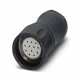 RC-12S1N8AK00NX 1241069 PHOENIX CONTACT M23, Plug connector. for cables, RC, Straight, plastic sheathed, shi..