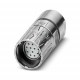M23-12S1N128004S 1342206 PHOENIX CONTACT M23, Plug connector. for cables, M23 PRO, straight, shielded: yes, ..