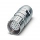 UC-17S1N8A80ACX 1242159 PHOENIX CONTACT M23, Conector de cabo, série: UC, reto, blindado: sim, Trava de para..