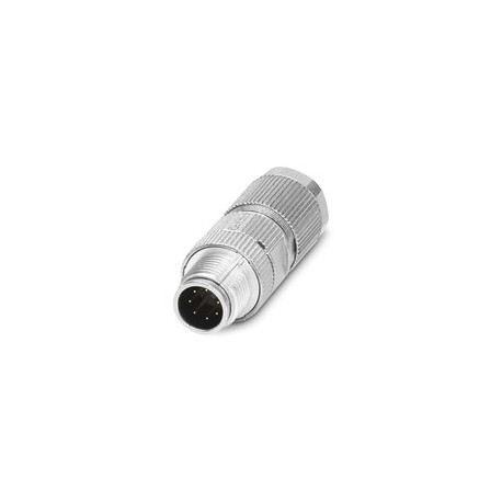SACC-M12MS-8CT-CM SH 1319940 PHOENIX CONTACT Conector, Universal, 8-polos, apantallado, Conector macho recto..
