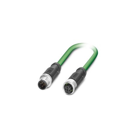 NBC-M12MSD/0,15-93E/M12FSD 3X4 1525905 PHOENIX CONTACT Cabo de rede, PROFINET CAT5 (100 MBit/s), EtherCAT® C..