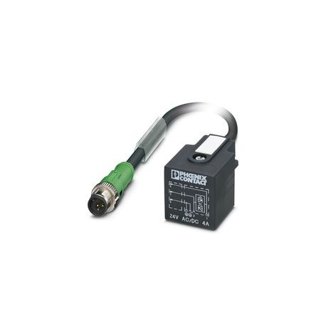 SAC-3P-M12MS/ 1,1-240/A 1547865 PHOENIX CONTACT Sensor/Actuator Cable, 3-Pole, Halogen-Free PUR, Yellow, M12..