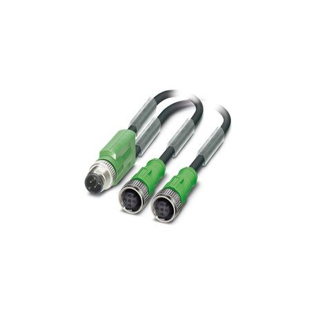 SAC-3P-M12Y/2X0,45-PUR/M12FS 1630373 PHOENIX CONTACT Câble capteur/actionneur, 3 polaires, PUR sans halogène..