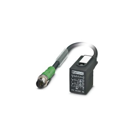 SAC-3P-M12MS/ 1,5-240/BI 1548100 PHOENIX CONTACT Cabo sensor/atuador, 3 polos, PUR sem halogênio, amarelo, c..