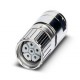 SF-5ES1N8A80M2X 1242693 PHOENIX CONTACT Plug connector. for cables, Short straight, Screw locking, M23, numb..