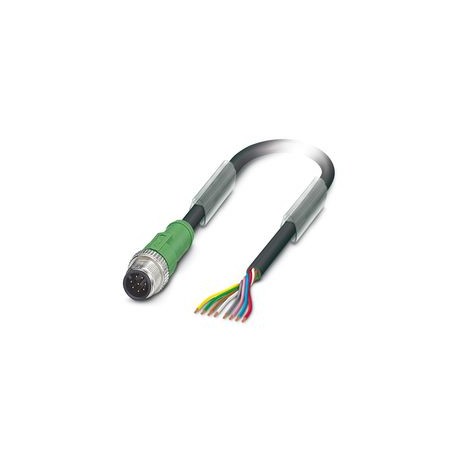 SAC-8P-M12MS/0,15-PUR 1528383 PHOENIX CONTACT Sensor/actuator cable, 8-pole, halogen-free PUR, greyish black..