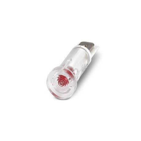 HS LCA-RD 12,5X5-F 1474407 PHOENIX CONTACT Signal light with flat connector, active, rigid, Cylindrical head..