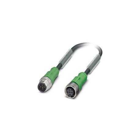 SAC-5P-M12MS/3,8-PUR/M12FS VA 1534117 PHOENIX CONTACT Sensor/Actuator Cable, 5-Pole, M12 Straight Connector,..