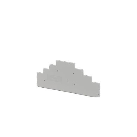D-PT 2,5-4L 1336340 PHOENIX CONTACT End cap, depth: 60.9 mm, width: 2.2 mm, height: 142.4 mm, colour: grey