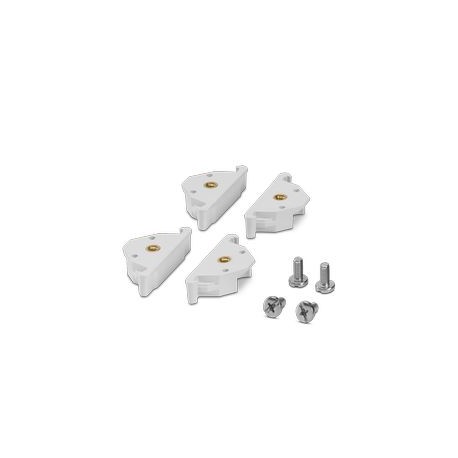 OCS CORNER SET 1471789 PHOENIX CONTACT Inserto angolare, set di 4 pezzi, incl. viti per valigie di tutte le ..