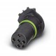 SACC-CI-M12FS-5CON TOR 32DO 1525507 PHOENIX CONTACT Soporte de contactos, Hembra de conexión, M12, A-codific..