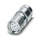 SF-7ES1N8A80M2X 1242694 PHOENIX CONTACT Plug connector. for cables, Short straight, Screw locking, M23, numb..