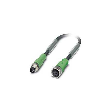 SAC-3P-M8MS/3,1-PUR/M12FS 1X3A 1630800 PHOENIX CONTACT Sensor/actuator cable, 3-pole, halogen-free PUR, grey..