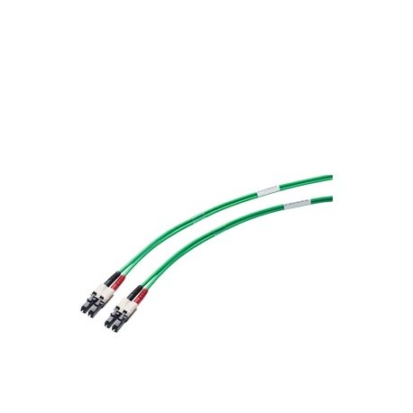 6XV1843-5FH30-0AA0 SIEMENS Cabo SM FO LC/LC 9/125, feito com conectores duplex 2 x 2 LC, comprimento 3,0 m
