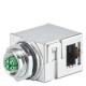 6GK1901-0DM40-2AA5 SIEMENS IE M12 panel feedthrough 4x 2 control cabinet bushing to transition from M12 conn..