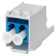 6GK1901-0RP10-0AA0 SIEMENS FO LC Coupler plastic enclosure for mounting in 19" module frame 1 pack 5 units.