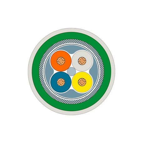 6XV1881-2A SIEMENS Industrial Ethernet câble flexible robuste FastConnect TP Cable GP 2x2 (PROFINET type C) ..