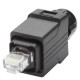 6GK1901-1BB10-6AA0 SIEMENS IE RJ45 plug PRO, IP65 push-pull connector for on-site assembly with TP cables 2x..