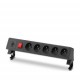 AS-WB-F/POWER STRIP 5 230-E 1193792 PHOENIX CONTACT Conector de mesa com 5 slots, cabo e interruptor para co..