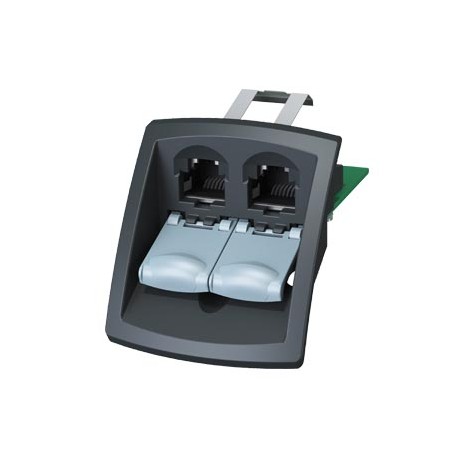 6GK1901-1BK00-0AA1 SIEMENS Inserção Ethernet Industrial 2FE para Módulo Base de Tomada Modular, Inserção Sub..