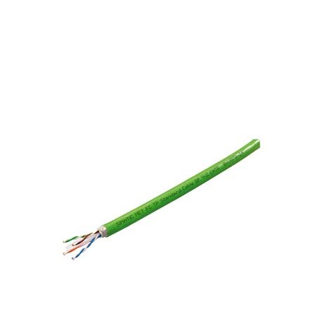6XV1870-2E SIEMENS Industrial Ethernet FC TP standard cable 4x 2, TP installation cable CAT6A for connection..