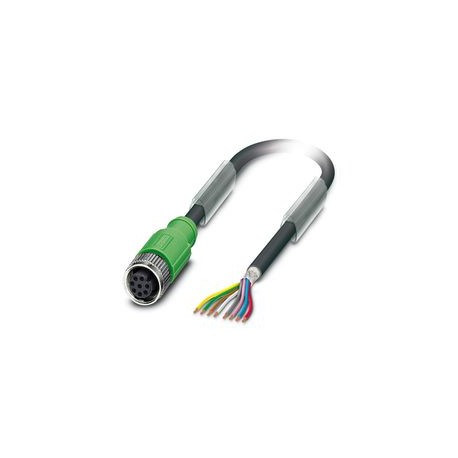 SAC-8P-0,5-285/M12FS SH3 1432462 PHOENIX CONTACT Sensor/actuator cable, 8-pole, PUR, highly flexible, grey R..