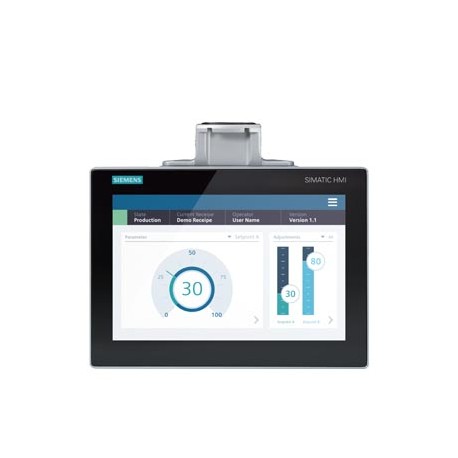 6AV2128-3MB27-0AX0 SIEMENS SIMATIC HMI MTP1200 PRO, pour bras support (pas extensible, bride en haut), écran..