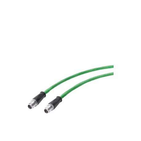 6XV1878-5HH20 SIEMENS Cabo IE TP M12-180/M12-180 IE Preconf Cabo Flexível. com 2 x conectores M12 (codificaç..