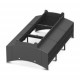 BC 161,6 OT 000000 BK MOQ100 1454292 PHOENIX CONTACT Boîte de rail pour utilisation dans les distributeurs d..