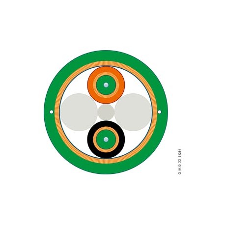 6XV1873-2F SIEMENS FO Flexible Cable (50/125/OM4), cable de fibra óptica libre de halógenos, divisible, para..